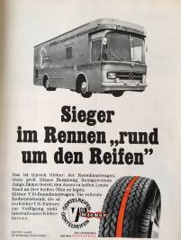 Werbung Kleber Reifen 1964